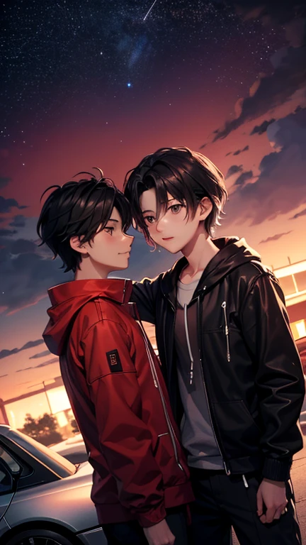 (((Male Focus))),Male child、(((Two men)))、Male child、(((Boys Love)))、youthfulness、Man and man, Face, Looking at Viewer,Even if I wish, I only feel empty.I want to see you,.Now I can do my best with just this feeling, But the truth is, I want to be held by you, Koi. I want to feel the happiness of being loved by you with my hands......,No matter how happy you are., I want to be needed by you. A dark-haired、Brown hair、
