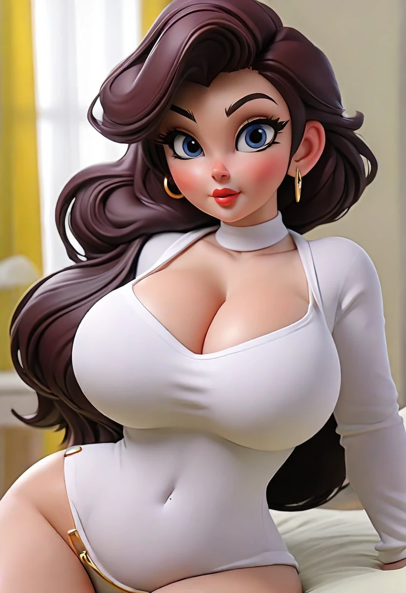 (Highest quality:1.4), Body Focus, (cute face), artwork, Ultra-realistic, (((Highest quality))), ((kind Finger)), Great character design., ,on perfeita, colorido, burn_amount_face_on, ultra High resolution, High resolution, Absurd:1.2, Bokeh:1.2, Lens flare, (Vibrant_color:1.2), (kind, Large Breasts:1.7), (thick-thighs:1.1), thick, animeの女性キャラクター, diagonal, Black Hair、Pale skin,blue eyes、 face covered by brown hair, ((Huge Tits 1.6：Erected nipples, fool, )), (,Breast milk sprayed from the nipple) (( sexy)),score_9, score_8_superior, score_7_superior, sauce_anime, One person, One person, A mature woman wearing sexy bra and panties, (((Mother and son, child, hug, Breastfeeding))), Date Night, romantic,((( Lying in bed in the bedroom at night))) , erotic, Wet spot in panties, Bra slips off shoulder、Cum in pussy
