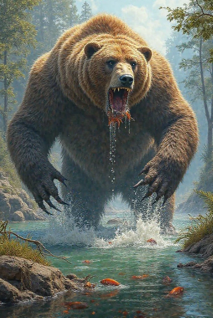 A hyper realistic, ultra detailed image, ((((((human lying on back, women, scat oral, vaginal scat, rimjob, anal rimming)))))), ((((nude, side view, feral, women on feral bear, human head, bear pussy, bear tail, human women, duo))))), realistic, detailed background, (((((duo, bear pussy, women, feral bear, bear tail, excessive urine, scat on stomach, excessive anal scat)))))