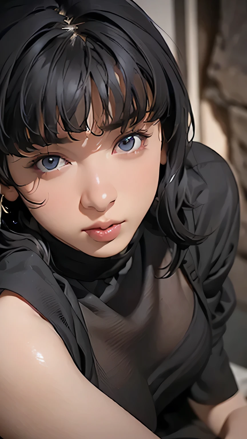 (Random Location), (Movie-like scene,Best image quality,(8k), Ultra-realistic, 最high quality, high quality, High resolution, high qualityな質感, Attention to detail, beautiful, detailed, Extremely detailed CG, detailedなテクスチャ, Realistic facial expressions, masterpiece, in front, dynamic, bold), ((round face:1.4))