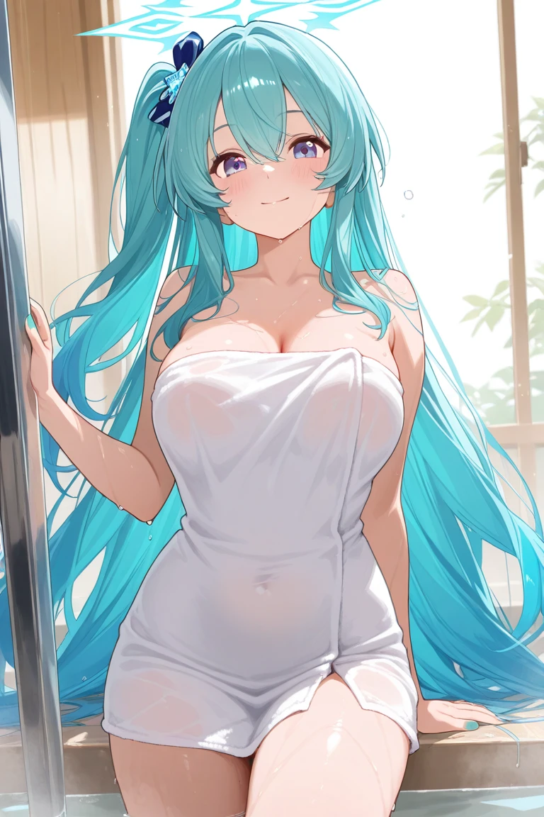 ((ShenheV4,inside the shower,flustered,(wearing a towel only:1.4),)), masterpiece, best quality, 1girls, solo, looking at viewer, blush, hair ornament, long hair, bangs, braid, hair over one eye,,indoors,shower, parted lips,parted lips, thigh gap,full body,shower running in the background
