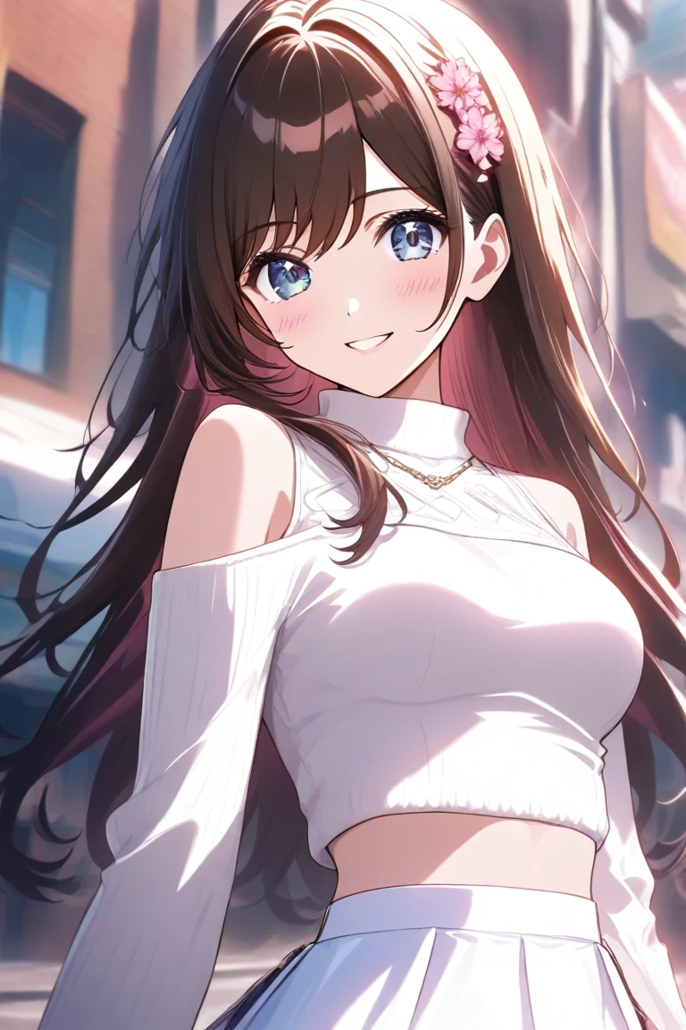 ((shy)), ((Close one eye and wink)), ((A captivating smile))