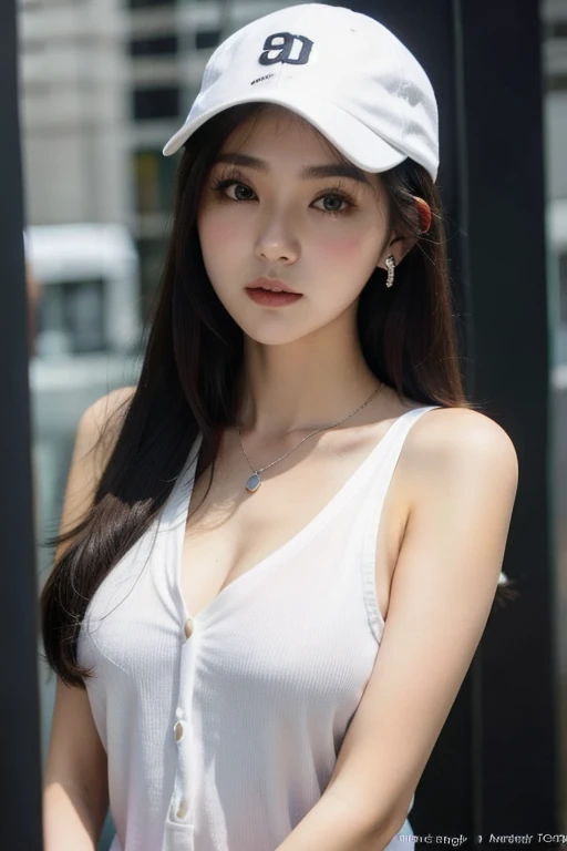 A girl, giant,