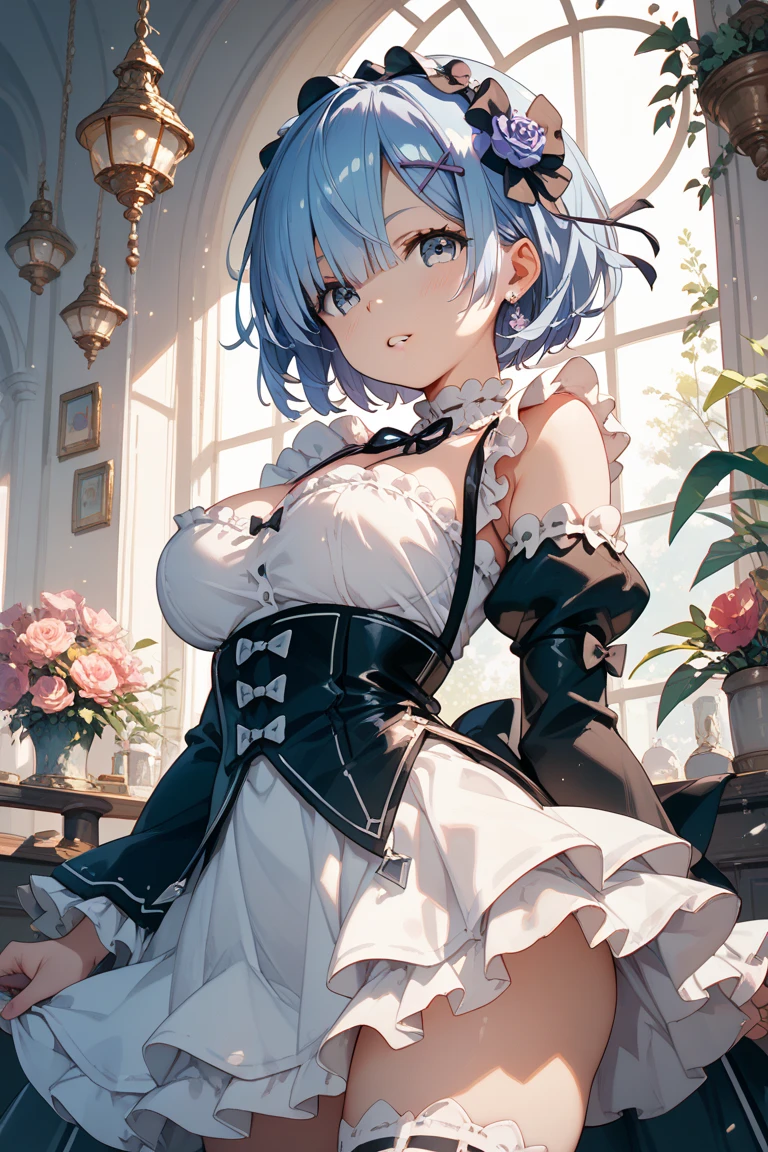 masterpiece, best quality, novel illustration, highres, 18+ mature content, sensual, intimate, emotional, passionate, romantic, sweet, endearing, innocent, pure, captivating, alluring, enticing, mysterious, enchanting, captivating, immersive, mesmerizing, dreamlike, surreal, imaginative, whimsical, artistic, avant-garde, timeless, elegant, sophisticated, chic, refined, unique, original, mesmerizing,((Maid clothes:1.3)),((Beautiful tears))