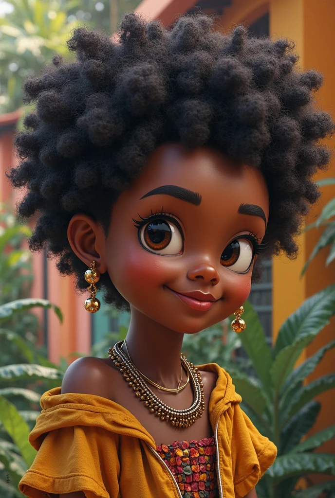 Créez à quoi ressemblerait le personnage de Riley de Vice-Versa 2 si elle était SIENNA jeune fille afro-haïtienne