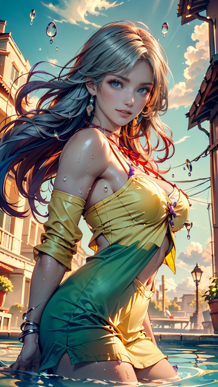 style FANTASTIC::Marc Silvestri ::5.0 COMIX illustration style, Fantastic Paintings--quality ,illustration style, DETAILED ,TATOON STYLE , Adriana Lima ,beautiful woman with long straight haiR ULTRA DETAILED, (beautiful and clear background:1.2), (extremely detailed CG, ultra-detailed, best shadow:1.1), ((depth of field)), ((watercolor)), large breasts(with jeans and a white t-shirt or dress:1.3), bare shoulders, flowers and petals, beautiful concept illustration , (white background:0.5), (illustration :1.1), (extremely fine and beautiful:1.1), (perfect details:1.1) varied multi etc. --v 6 --s 1000 --c 20 --q 20 --chaos 100