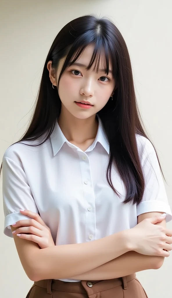 (masterpiece, highest quality:1.2), 8k, 12才のFull nudityの女の子, 85mm,Official AR RAW Photos, スーパースリムなスレンダーbeautiful girl, skirt、上Half BodyHalf BodyFull nudity、Short sleeveの白シャツをたくし上げた、Show off your breasts、beautiful medium-sized breasts、Show me your ears、Naked girls photoshoot、Full nudity, Cute face, close, Half Body, It was a race, Gardenia, beautiful girl, , Thighs, Short sleeve, Station platform、 Looking at the audience, No makeup, (Big smile), Film Grain, chromatic aberration, Sharp focus, Face Light, Bright lighting, 10 generations, Detailed face, Background Blur, (Dark red tie:1.1)、((((((12 year old girl with her shirt tucked up))))))、((((((12才のFull nudity女子高生)))))、Tight waist、Embarrassing pose、Shy and nervous girl、 Sad face