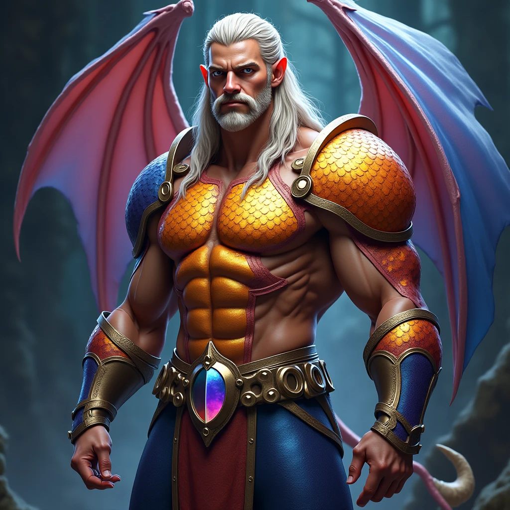 a close up of a man biggest cock, cum, bodybuilder, beefy massa extreme, Cumming with a horned head and a beard, fit male demon with white horns, male god svarog portrait, horned god, beautiful male god of death, ancient god, norse god, the god poseidon, portrait of albino mystic, hyperdetailed fantasy character, the god emperor of mankind, the god hades, portrait of emperor of mankind