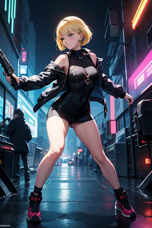 Ana de Armas, ((blade runner - Joy)), single, alone in the image, 14 years old, wearing micro bikini, thin, wide hips, small breasts, thick thighs, malicious smile, sensual, beautiful, perfect, happy, mega realistic, super detailed, realistic pellet, transparent bikini, absent bikini, arid landscape, very high resolution, very small breasts, perfect face, realistic face, no clothes. Realistic lighting