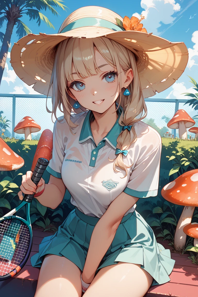 Beautiful lawn、Fresh pineapple、smile、Cleavage、Masterpiece