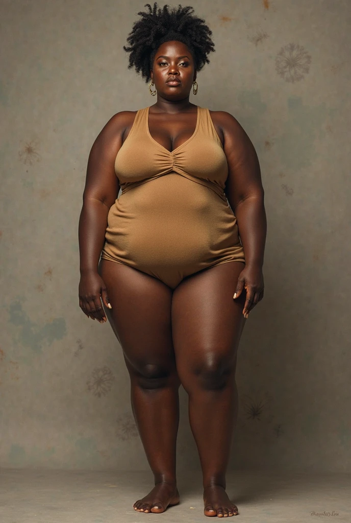 extremely pregnant  solo African teenage cheerleader girl , cheerleader outfit ,sitting on a school desk,alone,classroom,candid photo