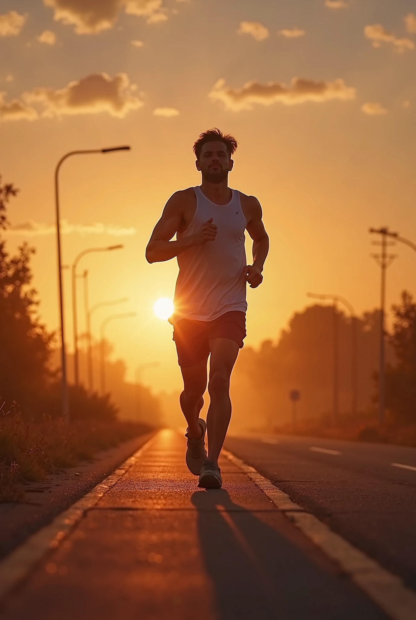 morning run, marathon solo handsome
