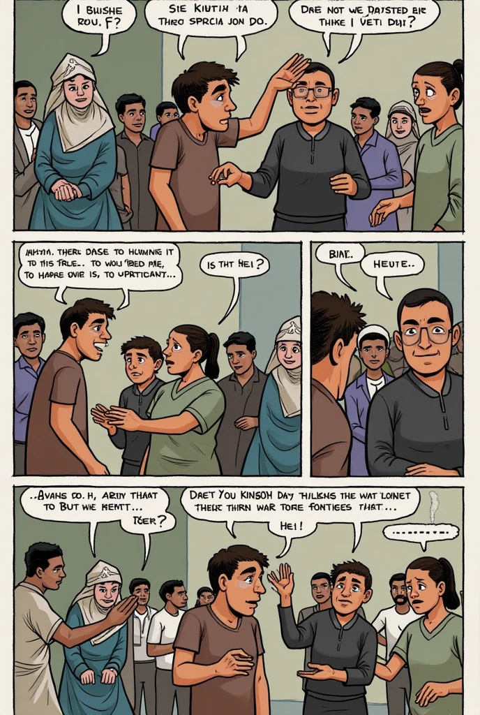 Example of culture relativism with conversation and make it comics 2 slide