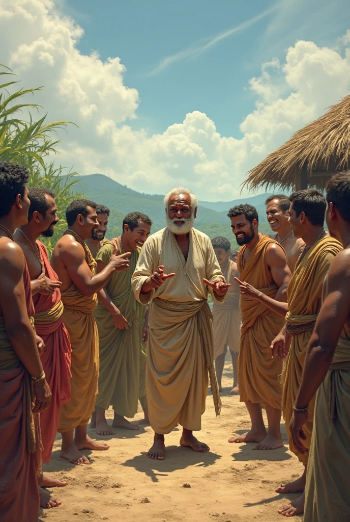 Mahatma Ayyankali meeting with traditional fish workers in South Kerala