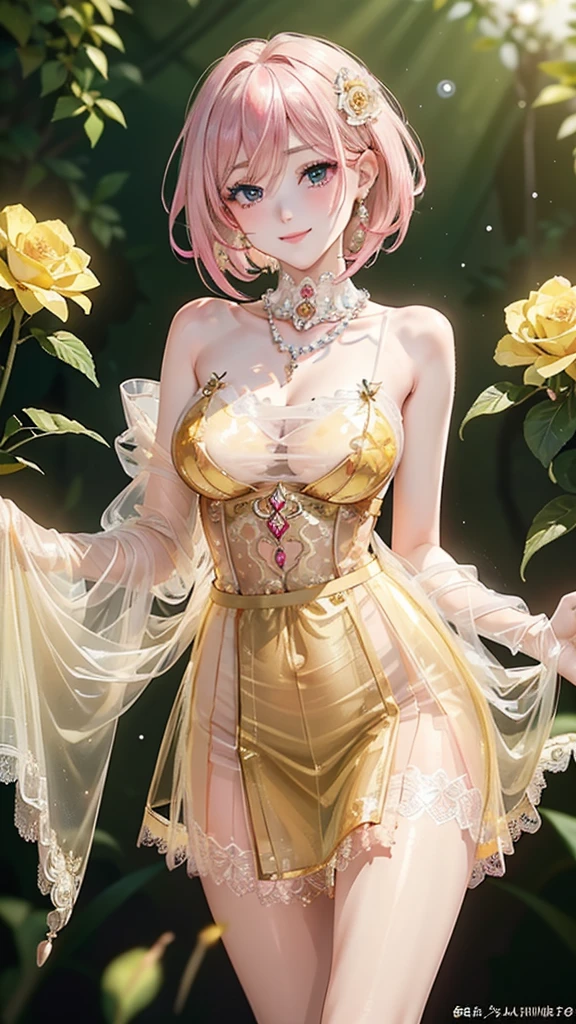 (masterpiece, best quality, realistic, detailed, crisp:1.2), intricate details, goldentech, sunset, as, evangelyneyoung, (1girl, golden dress), puffy sleeve, white groves, cute smile, shy, blush, sitting, sea, sparkles, gleam, glittering, shine,