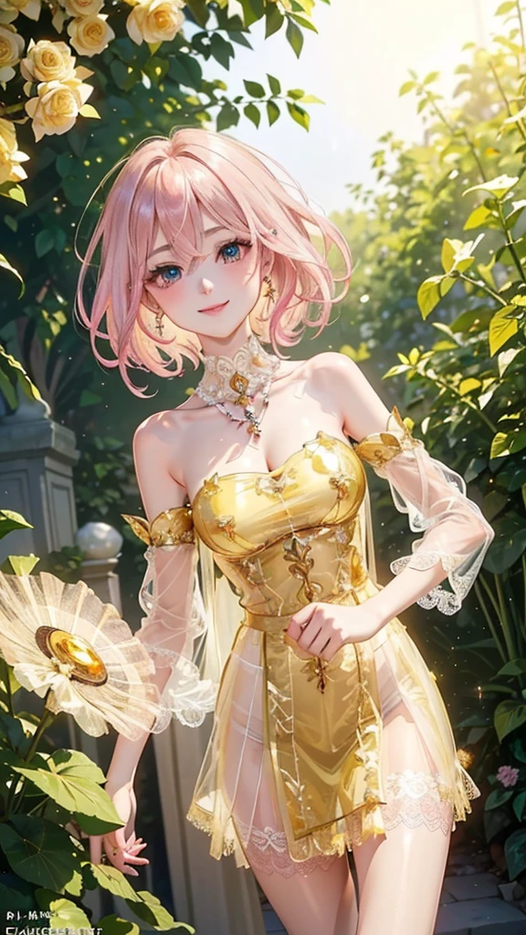 
masterpiece, best quality, extremely detailed CG unity 8k wallpaper, ,, ,(Upper Body head close-up shot of a beautiful little girl), , Long straight blonde hair,((Mckenna Grace)), (((flat chest))),((pink-Cyan))golden ((Glittering Maid Dress,Bunny Ear Headgear ,glove,Bow-tie,zettai ryouiki))， (()),(),(()),,(()) ,(((Kneel))),(Lean forward), (Blush), oil skin ,()，, () (()),,(seductive smile)，,,, ,, (Wonderland),,(),,pretty fac, key art, award winning, intricate detail realism hdr, by (ruan jia and artgerm and range murata), Photorealism, Hyperrealism, ultra realistic, dramatic light, intense shadows, gorgeous view,depth of field
