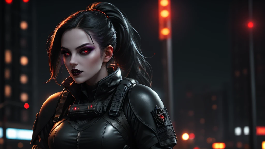 (Best quality:1.4), hyper detailed, ultrasharp, cyberpunk, ultra detailed, (masterpiece:1.4), Detailed Illustration, intricate detail, chromatic aberration, 1girl, (extremely detailed face:1.1), (detailed eyes:1.2), (gorgeous face:1.1), short hair, black hair, messy hair, red highlights, eyelashes, (red eyes:1.1), sharp eyes, choker, <hypernet:SayMaxWell:0.85>, (shiny skin), collar, (slim:1.1), (petite:1.1), medium breast,
a sexy girl, full body shot, all body parts, (wide stance), black cloak, (briefs), (fog), ultra detailed, best quality, masterpiece, aesthetic, photorealistic, (volume fog), volumetric light, dynamic pose, looking at viewer, depth of field, perfect composistion, complex background
<lora:ArcaneStyle:0.5>