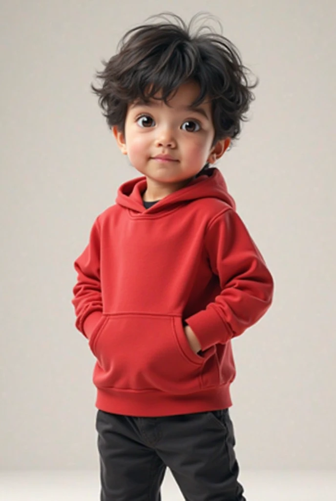 full body menampilkan foto resolusi tinggi super HD. seorang anak laki laki korea ganteng usia lima tahun. memakai hoodie motif gambar tayo celana panjang sedang duduk bersila. gambar terlihat nyata dan jelas