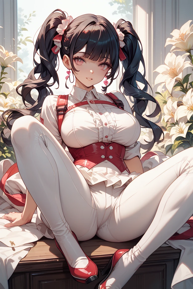 Anime-style image：A woman in sexy clothing sits on the bed, 诱人的anime girl, guweiz, Beautiful charming anime woman, Hanayama Minamata, Best Anime 4K Konachan Wallpapers, 有吸引力的anime girl, eechi, beautiful and seductive, 美丽的anime girl, anime girl, 美丽的anime girl squatting, night nucleus