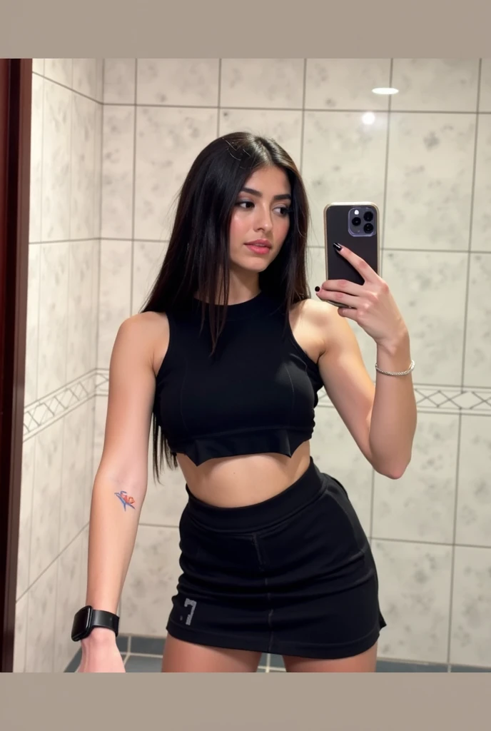 1 Instagram girl dark brown wavy hair