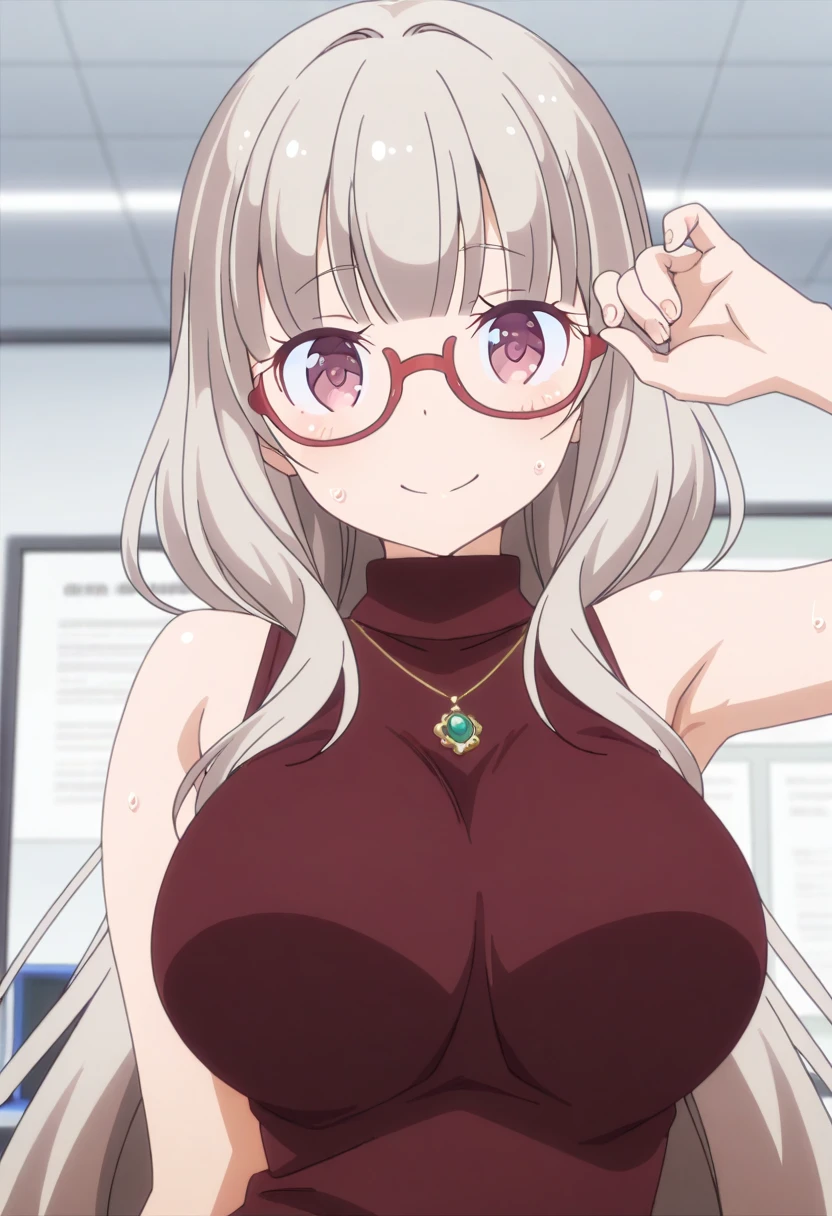 ((masterpiece)), ((best quality)), (ultra-detailed), anime style, on the bed, a cute girl, 1girl, solo, pajama00, ((beautiful eyes)), small breast, smile