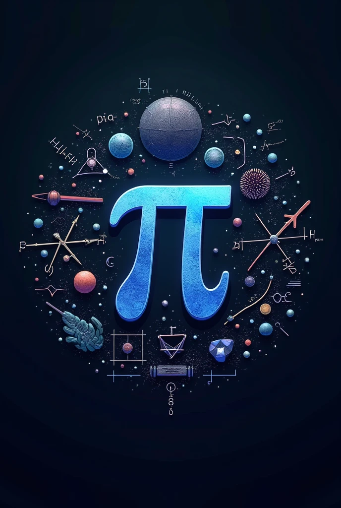 Colorfull logo with big text "3e" and many biological and chemistry details in dark gray background