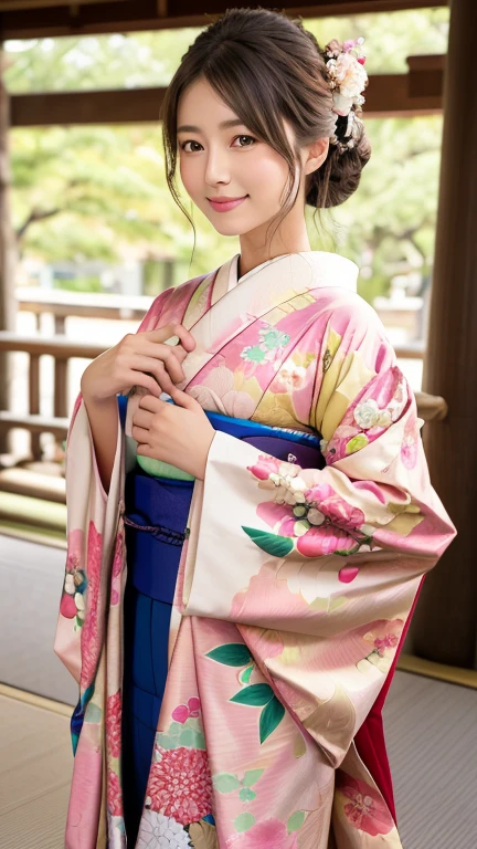 11 year old girl Japanese kimono Realistic Skin