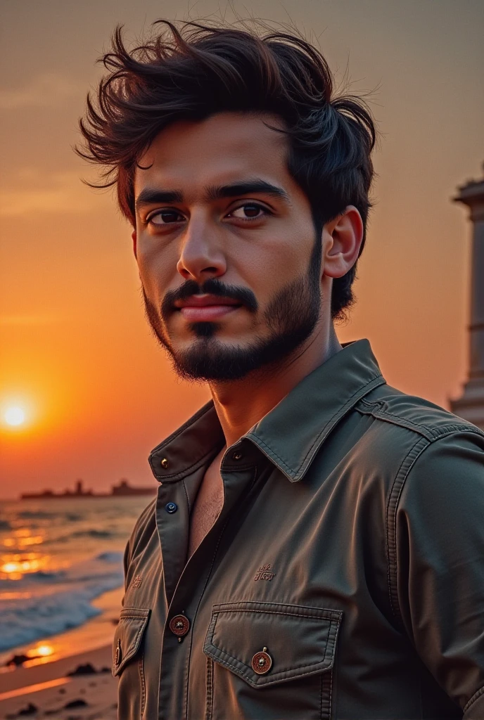 Handsome face smart look chenge background 8k Ai avtar