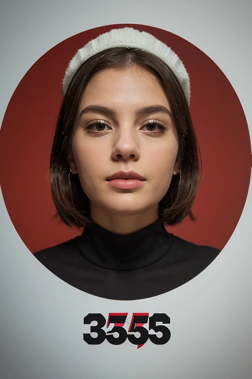 Generate a OG letter image add a font style italic , with colour red, background colour is black and cut the image like crossley