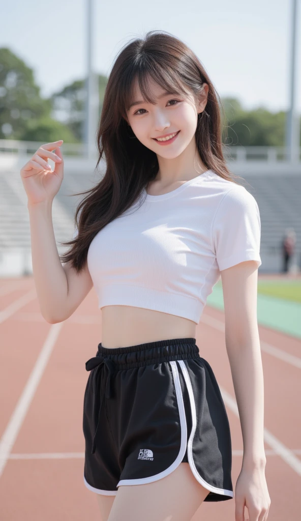 Young skinny gravure idol, Young Pretty Gravure Idol, Young Gravure Idol, Poses variadas, Teasing smile, Sporty, Realistic Young Gravure Idol, Lovely smile, Wide smile, pretty face with arms and legs,nsfw