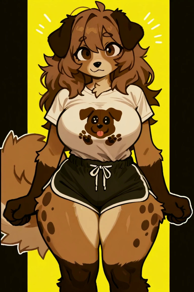 art by hoot,semianthro female hedgehog,mom bod,small chubby breasts,small belly,shag mullet haircut,punky style, thick thighs,cute,hairy armpits and happy trail