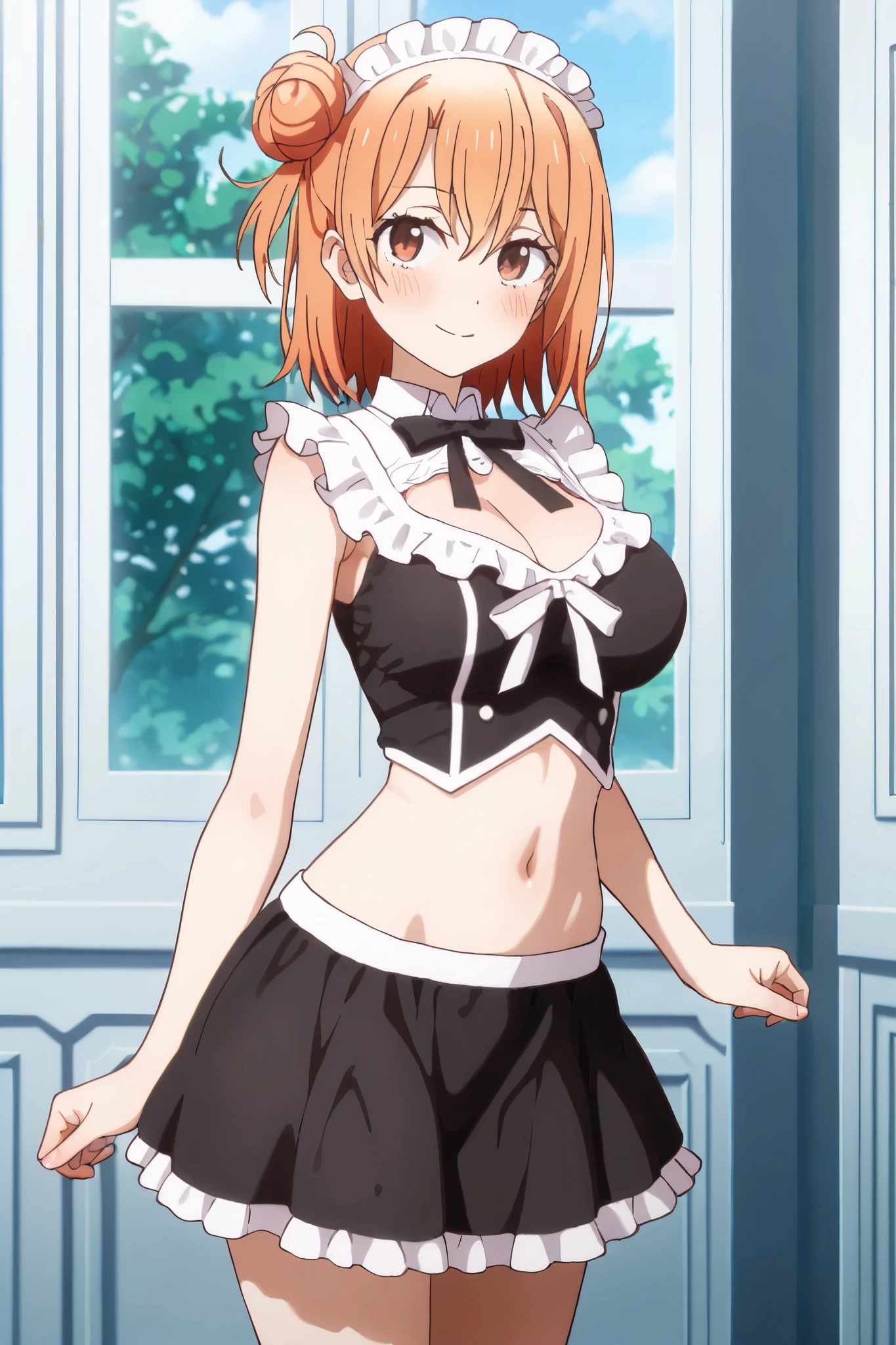 {safe:1.10}, best quality, masterpiece, highres, solo, {iria_fukumune_soicantplayh:0.90}, kneeling, kneeling on one knee, on one knee, cowboy_shot, looking at viewer