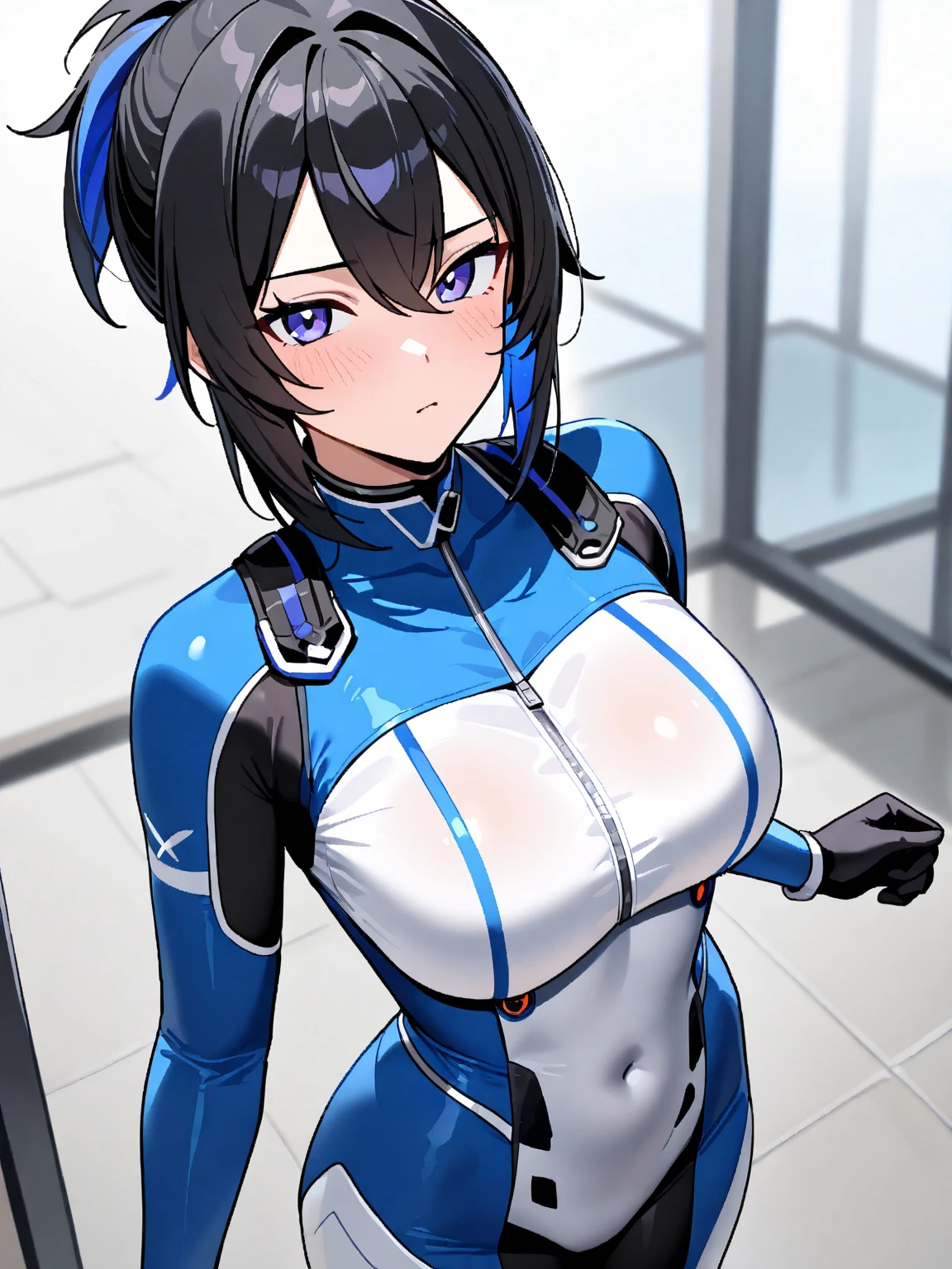 Big Tits　Beauty　ZZZ Cup　Embarrassed　Shyness　No exposure　suit