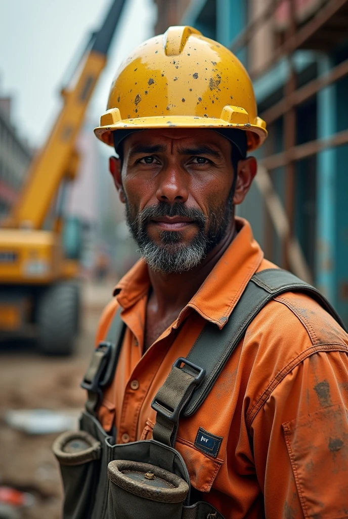 I would like to create images of construction workers representative of ...