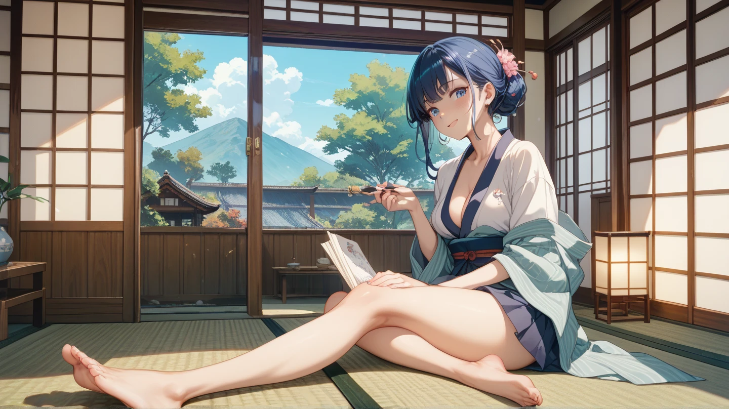 highest quality、High resolution、detailed background、beautiful and detailed face、beautiful and smooth skin、skin texture、Tokyo Bay、From the pleasure boat、night view、firework、
cute10代の美少女、(two beautiful girls:1.2)、(huge breasts:1.2)、perfect body line、emphasize cleavage、legs open、pink and black floral embroidery panties、No bra、(highly exposed)、((With cold eyes, She flipped up her yukata and showed me her panties..:1.5))、
Yukata with bright colors and patterns bring out the cuteness、Pink or light blue cherry blossom patterns are recommended..、
Comfortable yukata made of light and cool material、Choose a yukata made of natural materials such as cotton or linen.、
Match the color and pattern of the yukata、Choose an obi that matches your yukata.、
Using contrasting colors、focuses on.、It is convenient to choose an obi knot that is easy to tie..、
If you tie it in the original way, Creates a unique accent.、
When you pair your yukata with traditional geta or clogs、Gives a more elegant look。.、
We also recommend adding a pop of color with colorful geta or clogs..、
By tying your hair up, The design of the neck and yukata will stand out even more..、
A simple updo or bun is recommended..、
Incorporating accessories to match your hair ornaments and flower kanzashi yukata will add to the glamor..、It is also fashionable to incorporate accessories such as fans and drawstring bags into your coordination..、
cute、blush、underboob、panty shot、camel toe