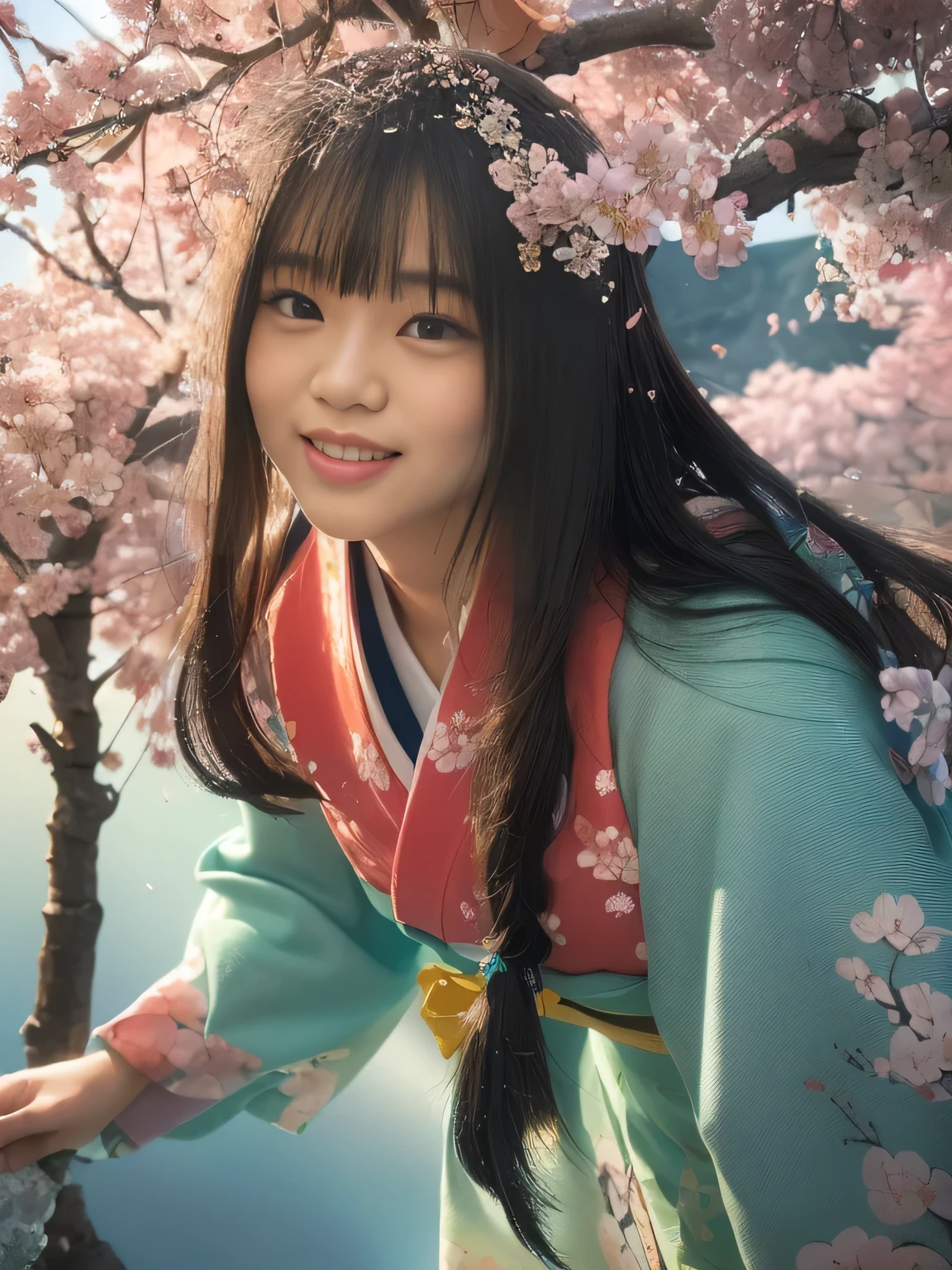 (((cherry blossoms in full bloom)))(((Cherry Blossom Viewing Scenery)))(((Sakura Fubuki)))、(((best image quality、highest resolution、greatest masterpiece、8k)))、(((detailed face)))(((cute face)))((()))(((Young contour)))((( Lovely facial features)))、((( Blizzard 10 )))(((Model figure )))((( Perfect pose line)))、(((Big Breasts 1.0)))((( Detailed Body .5)))(((nsfw)))、(((long straight hair))) 、(((dynamic posing3.0)))(((Gorgeous Long Sleeve Kimono2.0)))、(((cherry blossoms in full bloom5.0)))(((Fantastic Cherry Blossom Scenery5.0)))、(((Gorgeous Long Sleeve Kimono5.0)))(((lots of diamonds close up of red and pink abstract background, Crystallization, crystallization skin, Random Posing Shot, Sparkling Crystals , Yfrit crystallization texture, crystal cubism, red and pink crystallized, Crystallization particles, facet, crystallization, ruby crystal explosion, Fractal Details Diamond Skin, glittering cherry blossom blizzard, facet, crystal fragments , Crystallized Edges kimono3.0)))(((Crystallization振袖袖着物3.0)))(((Crystallized Furusou Kimono3.0)))、(((Crystal Edges Kimono)))(((Smiling with corners of mouth turned up)))