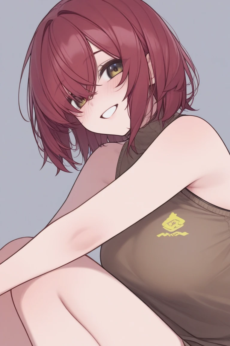 Browsing Caution,1 girl,,,chest,尖ったchest,chestの谷間,Underbust,Side Bust Barbosa,(Wicked Smile),((Embarrassing)),News, From the side, Oversized naked t-shirt, feet, Bathroom, Look at g_Away, Standby G, Covered nipples, (last:-0.6), No pants, Closed_mouth, Expressionless, (See-through silhouette, s and k), (mirror, Stomach, Fat, muffで top:0.7),Shark tail