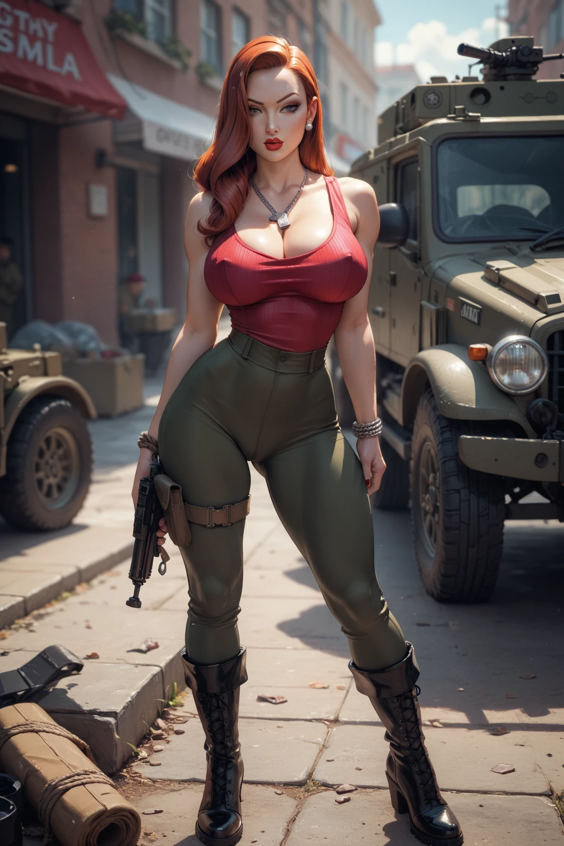 beautiful woman on lava bed, nsfw, ((gross_boobs|bust|tits and saggy_breast in 190cm:1.75)), ((vibrant red hair and deep blue hair: 1.2)), gorgeous face, bright big eyes, full body, full photo, (()), 8k resolution, ultrahd, (()), natural breasts, sagging breasts, perfect boobs, perfect body, milk boobs, sharp cat eyes, full body side, sexy quality, abs, blue eyes, long legs, thick thighs, wide hips, apple_butt, cinematic, apple_boobs, hard hip, buxom, stocky, (unrealistically_giant_breasts:1.3), ((hyperbolized_bosom:0.75)), monster girl, (more_details:1.15), (full body:1.2), (realistic:1.114), (real people:1)