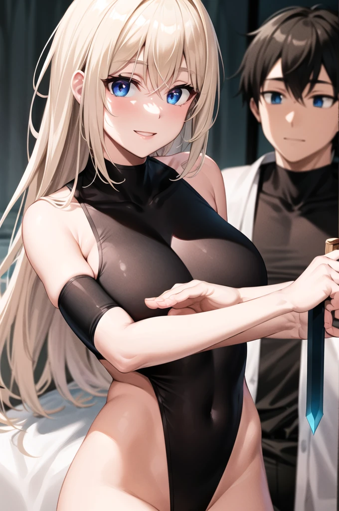 (Three Men)、female、(Photorealisticistic beautiful female )、16 years old、((Silver Hair))、Sparkling Eyes、Big Eyes、(Black circular earrings on both ears)、(shadow lady)、((Bullish face))、Black headband、(The tip of the hair is jagged upwards、ponytail)、Supermodel body type、tall、Stunningly beautiful、Blushing、((Open your mouth wide and scream))、((Panting as the penis is inserted))、(Beautiful nudes)、、(Highest quality、8k、32K、masterpiece、Hmph:1.3)、Ultra-high resolution,(Photorealistic:1.4),RAW Photos, Detailed face,, Nipples、 Natural Makeup,,Full and perfect breasts, Wet Hair、Sweat、Detailed Background, Written boundary depth, Beautiful shadow gradation、、Thin limbs、Thin thighs、((whole body))、Trimmed thin pubic hair、Sweaty body、(((Jail、Iron bars、prison)))、、Nipplesが見えている、((Squirting from))、((A man rubs his chest from behind))、(A man rubs her breasts from behind)、((Touch your pussy with both hands))、((Normal sex))、(Insert the male genital meridian)、((Three Men性に両腕を掴まれる))、((Handcuffed with both hands))、(Bold black leather long gloves、Black leather long boots)、((Suspended from the ceiling))