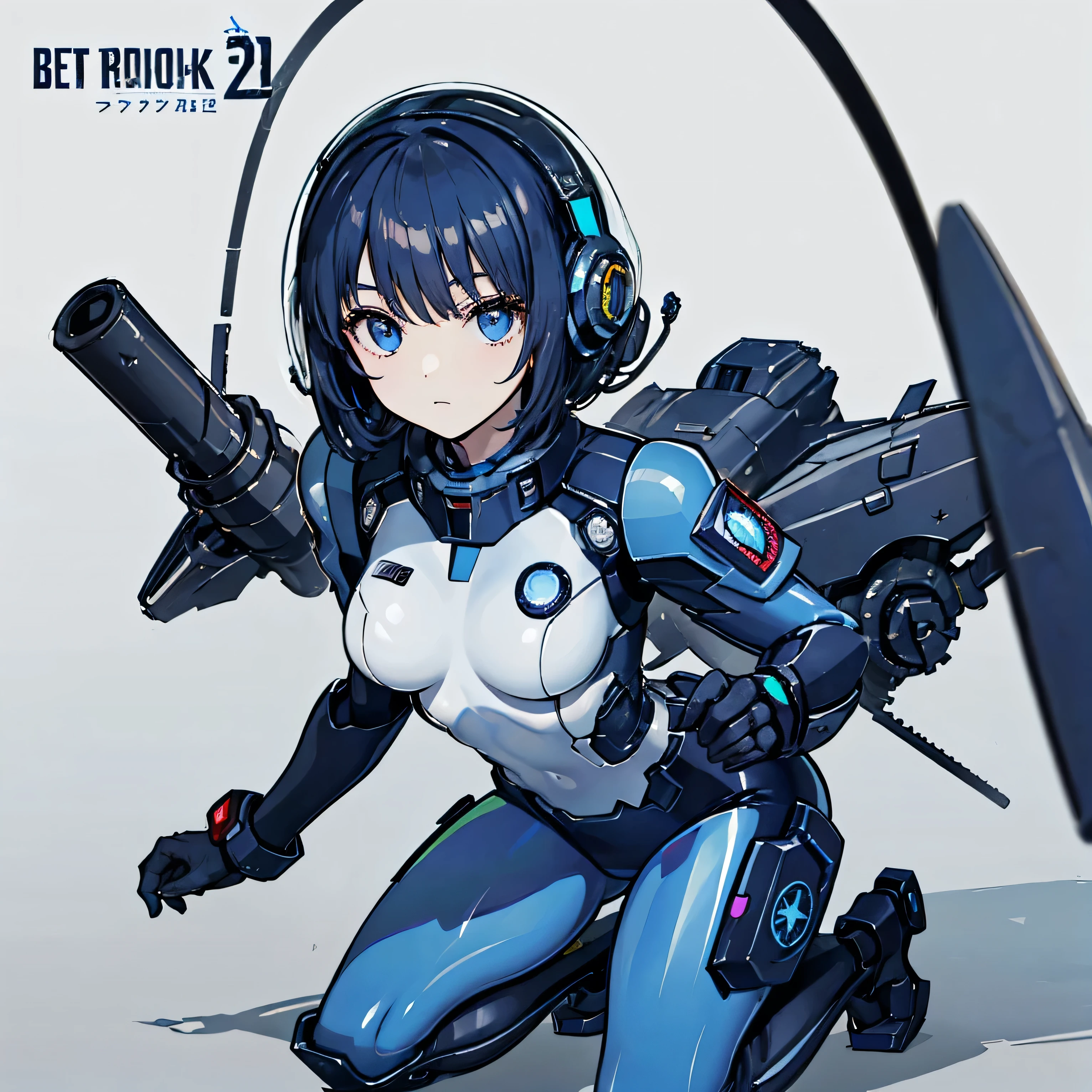 (((Character sheet))), full body photo of Reika Shimohira as a Nekomata catgirl in a cat suit with a gun, (((front and back view))), diagrams, digital cyberpunk - anime art, digital cyberpunk anime art, cyberpunk anime girl mech, fully robotic!! catgirl, digital cyberpunk anime!!, deviantart eka's portal, mechanized art concept, mechanized valkyrie girl, beautiful robot character design, official fanart behance hd, cyberpunk art style