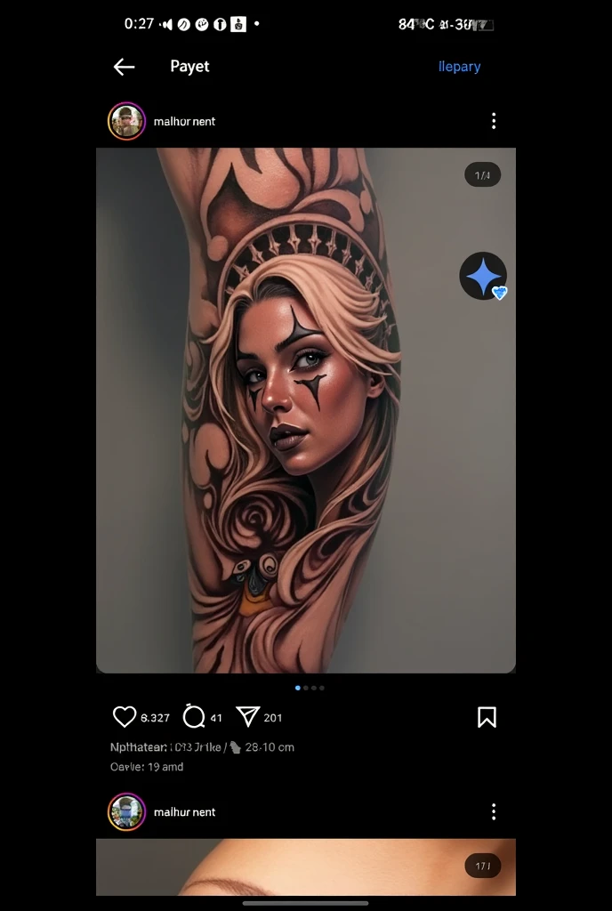 I have a realistic tattoo of a woman with a detailed face with a makeup on the face already done, but I want to change this makeup to something more natural that I can modify with the already existing features of makeup, I like indigenous women and their makeup