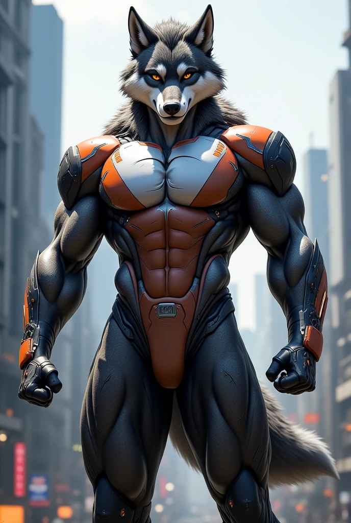 (Avengers style Black Panther), (pose:1.3), (posing:1.3), (soft shading), 4k, hi res, five fingers, detailed hands, ((detailed face, (detailed eyes:1.3), detailed)), ((focus on full body)),show legs,show feet,(by takahirosi:1.5), solo, looking at viewer, 1boy, snow background with ice, navel, standing, full body, male focus, abs, biceps, flexing,((nude)), smile,furry