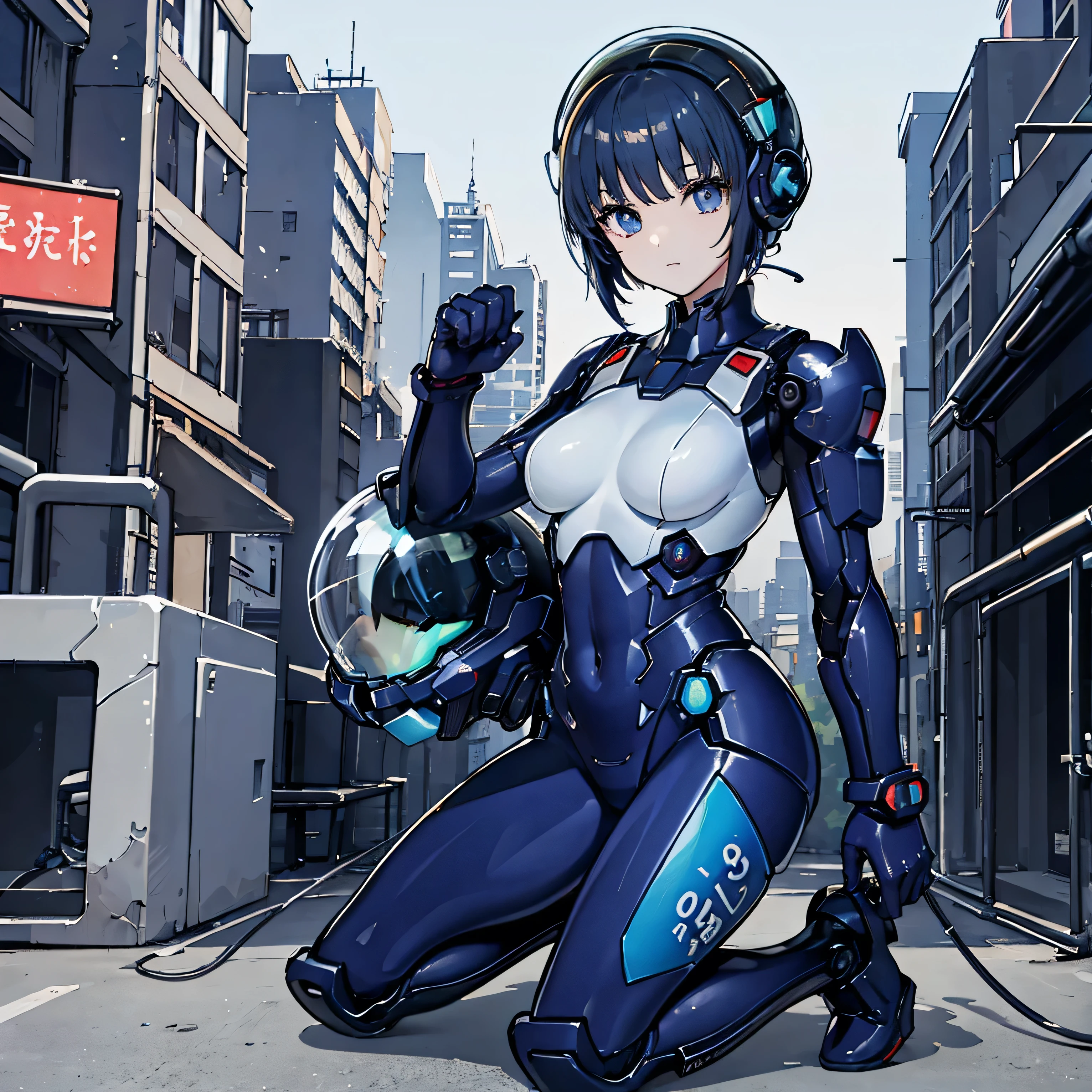Anime girl in black and white outfit with headphones, BoobsCyberpunk, Biomechanical , Perfect android girl, Cyberpunk Anime Girl mech, A mix of anime robots and organic matter, Digital Cyberpunk - Anime Art, Cute Cyborg Girl, Perfect anime cyborg woman, Digital Cyberpunk Anime Art, female Cyberpunk Anime Girl, Cyberpunk Anime Girl, Best Anime 4K Konachan Wallpaper, (Huge breasts)