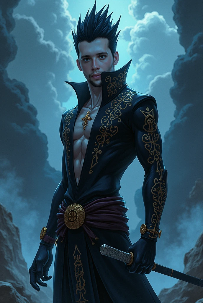 best quality, master piece, full body shot, highly detailed painting by alphonse mucha,
a male topless angles touching his chests, handsome pretty face, pretty eyes, thigh, bulge, attractive expression, earrings, 
fantasy, bara,  dramatic pose, whole body,  concept art, detailed face,