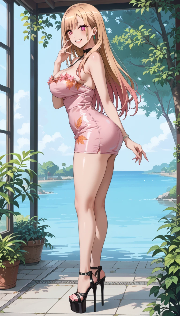 tmasterpiece, ,(Alone:1.1), s the perfect face, (Bright lights:1.2),美丽细致的眼睛, Extremely detailed face, perfect litthing,tmasterpiece, Best quality at best, (()), ((Bigchests)), 30 years old female, 1 girl, red cparted lips, Short blonde hair, hair straight ,provocation, amuse, cparted lips, cparted lipstick, red cparted lips, red cparted lipstick, 摩洛解放阵线, Bigchest,  maam, bold cparted lips, thick cparted lips , full bodyesbian, One-piece swimsuit,Show all pictures photo quality