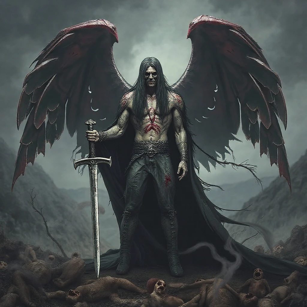 (ashenhard style:1.4), masterpiece, best quality, high quality,(a naked, screaming creature covered in shadows and holding knives in each hand, the creature screams in pain, it looks hurt, bleeding, blood, gore, death, the creature is hungry, it has scars all over its body, darkness:1.2), (in profile), (darkness:1.2), abstraction, abyssopelagic, award winning photography, Depth of Field, HDR, extremely detailed, trending on artstation, trending on CGsociety, Intricate, High Detail, Horrific, Scary, Grotesque, Gore, Hellish