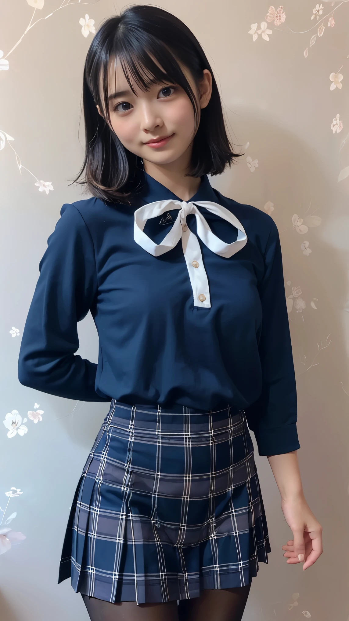 (masterpiece:1.2, Highest quality), (Realistic, photoRealistic:1.4), Beautiful illustrations, (Natural Side Lighting, Cinema Lighting), Written boundary depth,
Looking at the audience, Front view, 1 girl, Japanese, 43 years old, Perfect Face, Symmetrical cute face, Glowing Skin, Leg spread,
(Bob Hair:1.7,blonde), Asymmetrical bangs, Big eyes, Droopy eyes, long eyelashes chest), thin,
Beautiful Hair, Beautiful Face, Beautiful and beautiful eyes, Beautiful clavicle, Beautiful body, Beautiful breasts, Beautiful thighs, Beautiful legs, Beautiful fingers,
((Quality fabric texture, Brown knitted vest, Short sleeve white collar shirt, Navy Pleated Skirt, Navy bow tie)),
(Beautiful views), evening, (Inside the flower shop), Are standing, (smile, Superior, Open your mouth), ((Skirt Lift)), ((Micro Panties, Genitals are visible)), Full Body Shot, Dark blue socks, Sexy Face, Inverted nipples,