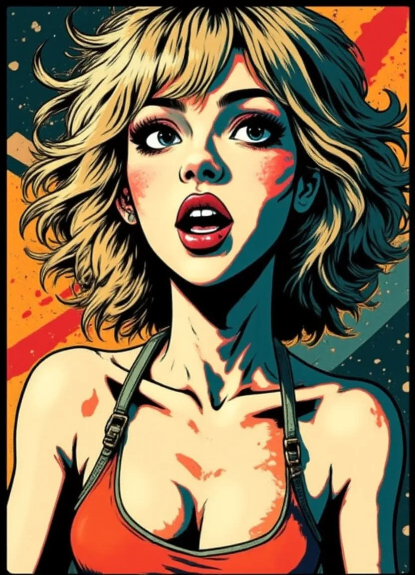 A haunting portrait of a young woman, cheerleader, with a face that reflects the horrors of the undead, zombie, empty eyes, bloodstains, ((vampire teeth)), dead eyes, evil eyes, showing of her sharp teeth, Focus on realism and intricate details to capture the unsettling nature of her appearance. Depict her lifeless eyes, decaying skin, and disheveled cheerleader uniform in vivid and precise detail, using shading and textures to bring the image to life. Long dark hair in pigtails, sexy pose