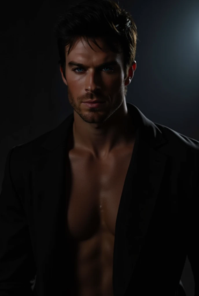 Sexy tall handsome muscular young man [a discovery of a new world | nude prince in brief | looking at the viewers romantically], [magic:adventure:fantasy:0.8], day, cinematic Lighting,