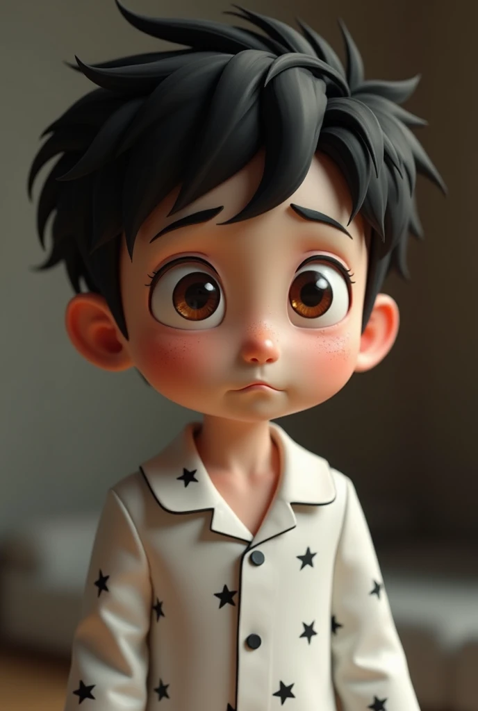 10 years old boy gangster 6 pack abs and eyes one universe eyes funky white shirt image generator